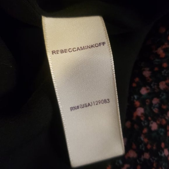 Rebecca Minkoff Black and Pink Midi Dress - Picture 9 of 10